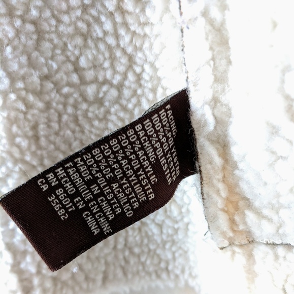 Bebe Faux Suede Zipper Jacket Medium - Picture 10 of 10